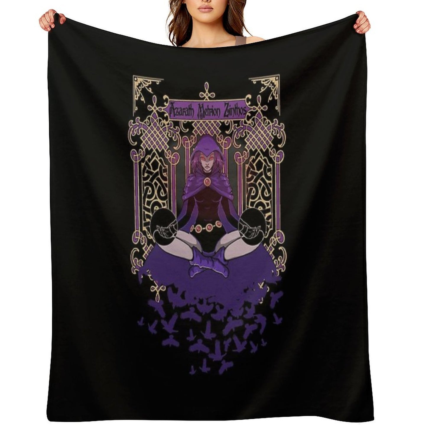 Raven Teen Titans Throw Blanket