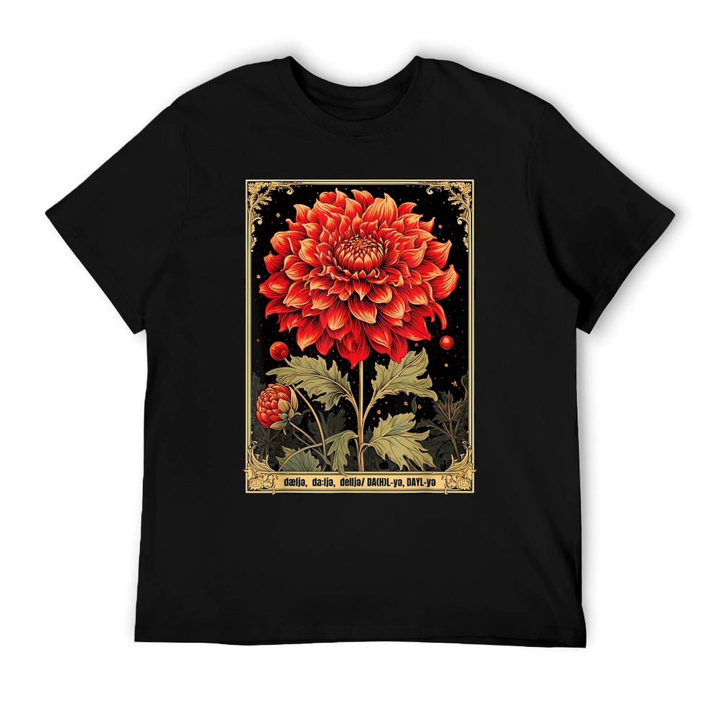 Vintage Dahlias T-Shirt