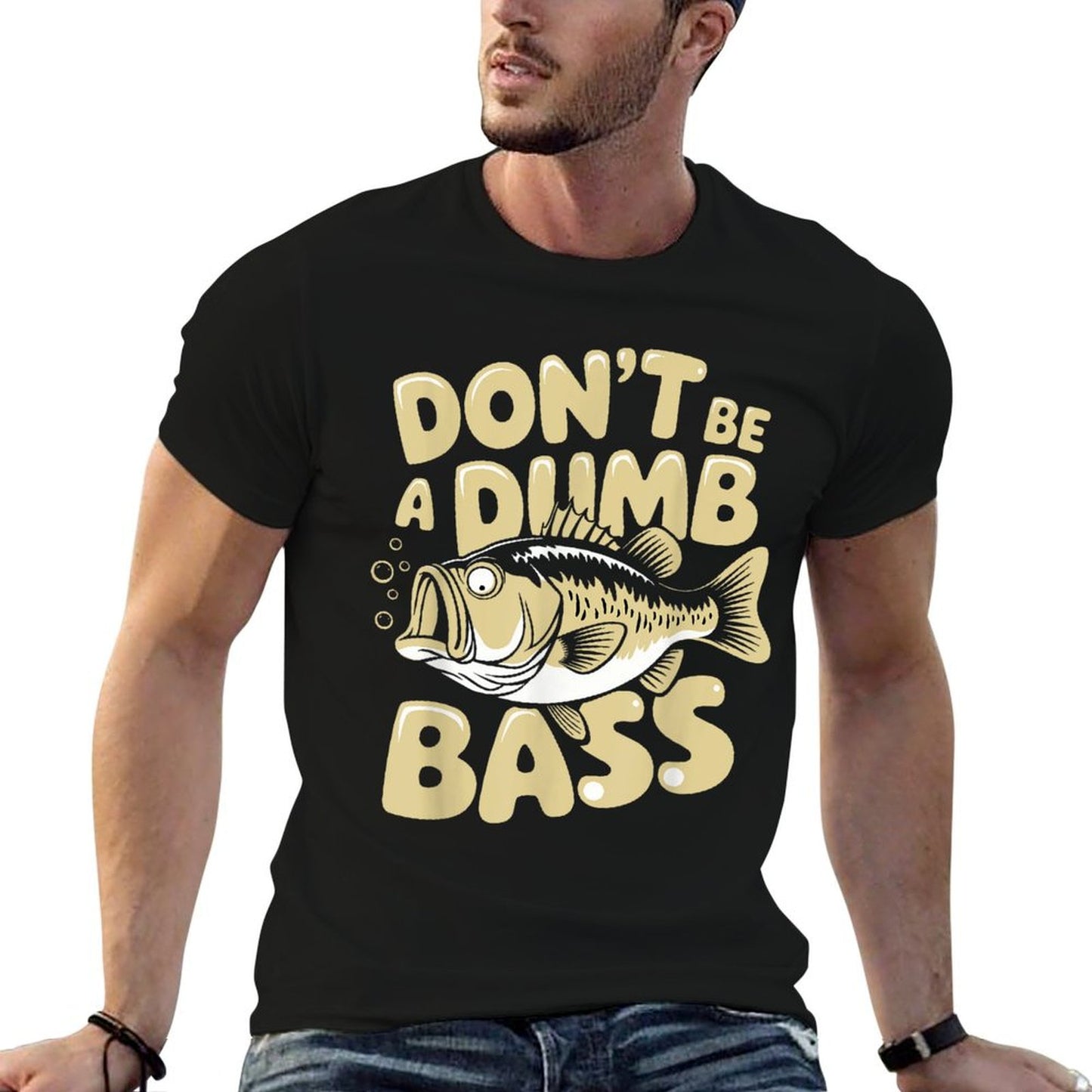 Hilarious Fisherman Gifts & Angler Humor Apparel Unisex - Black, Small,, Crew Neck, All Seasons T-Shirt