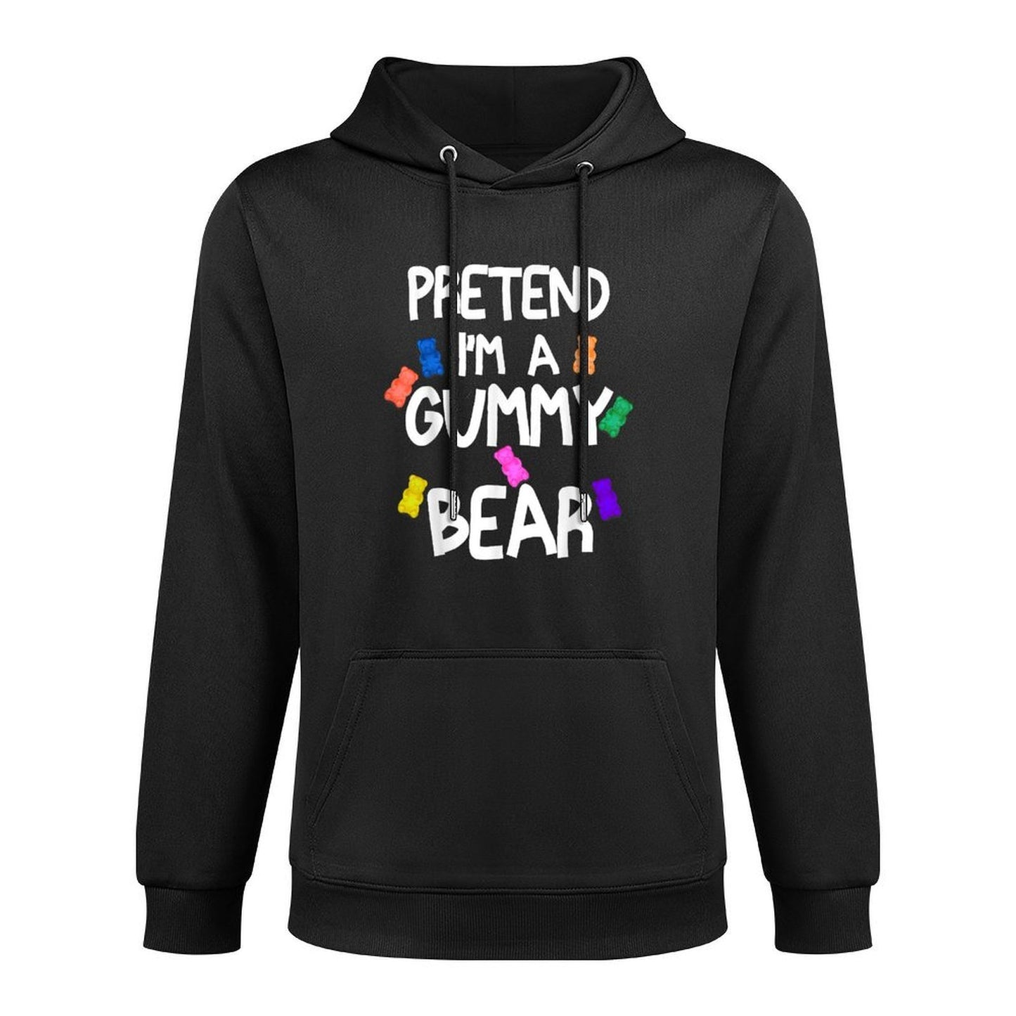 Pretend Im A Gummy Bear Funny Lazy Halloween Costume Versatile Streetwear Hoodie