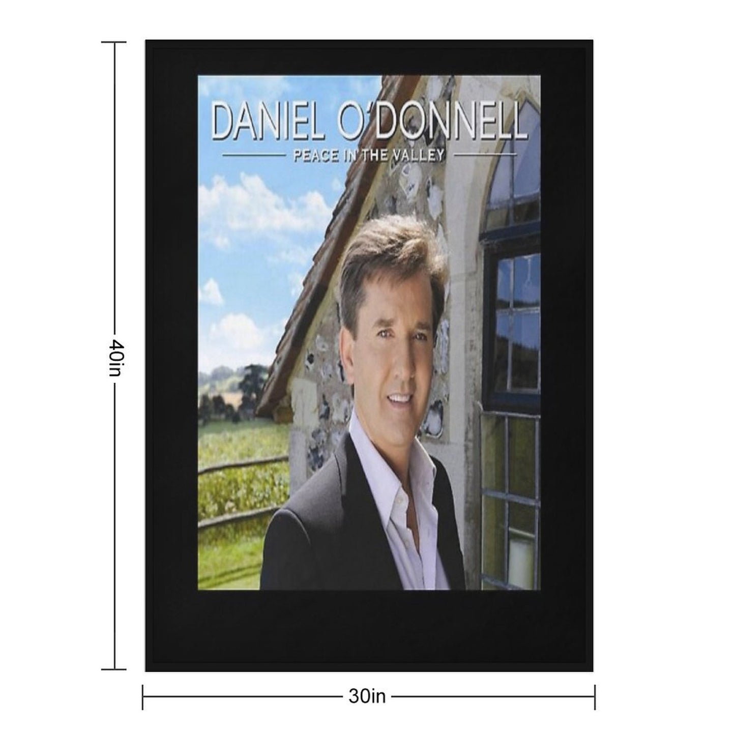 Daniel O'Donnell Peace in The Valley Throw Blanket
