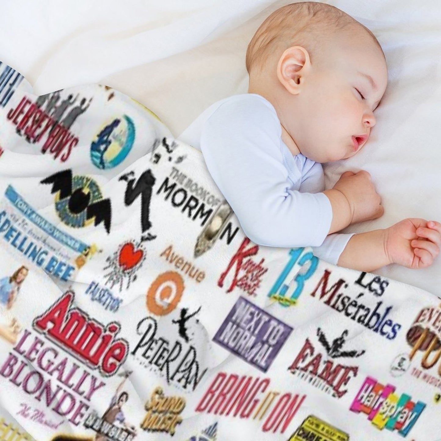 Musical Logos Throw Blanket