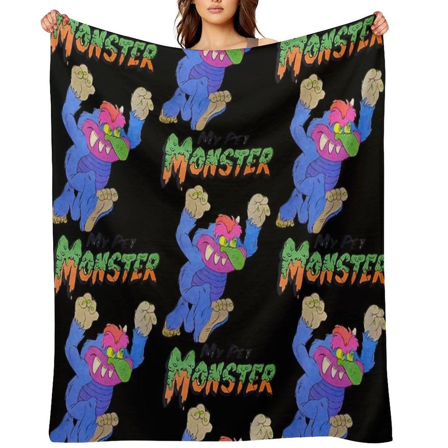 My Pet Monster Throw Blanket