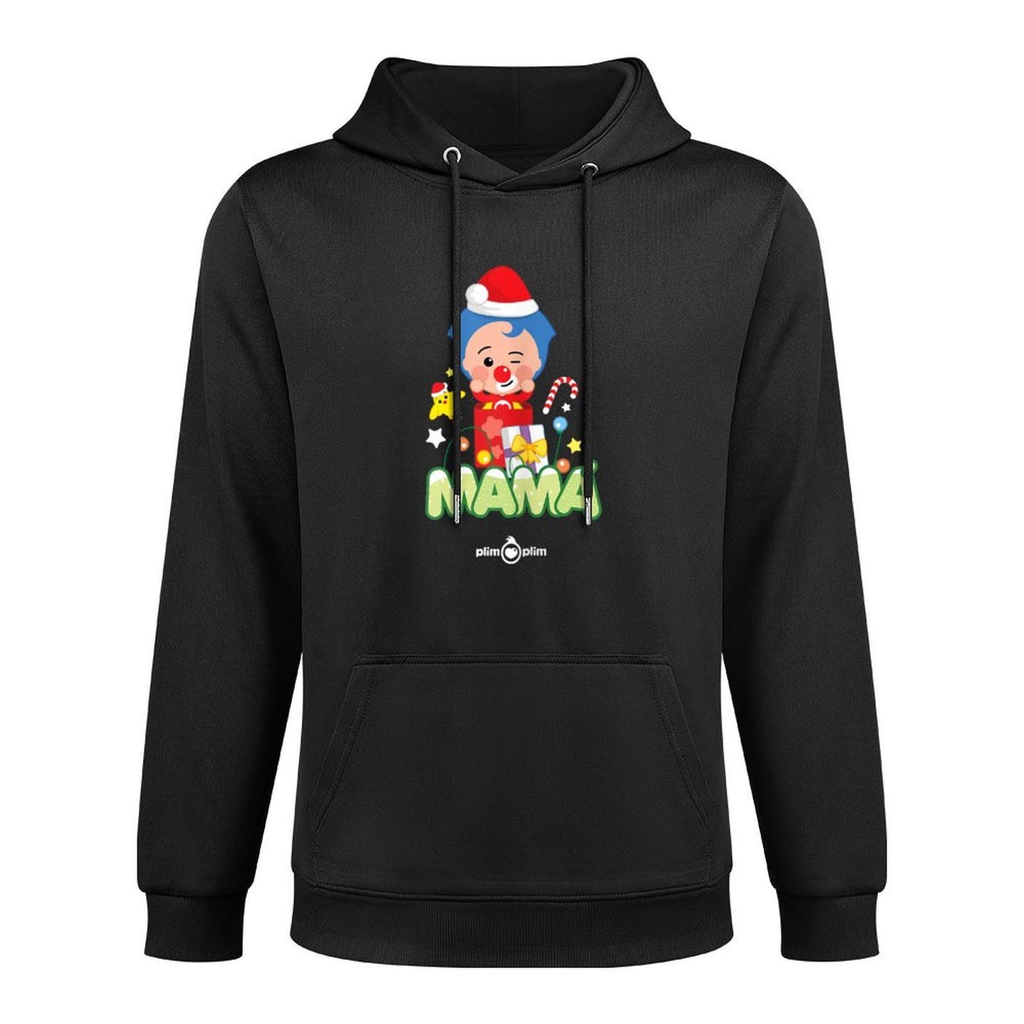 Plim Plim Womens Christmas Edition - Blue, X-Small,, Round Neck, Cotton Blend, Durable And Comfortable, Christmas Fans, All Ages Shape Retention Hoodie
