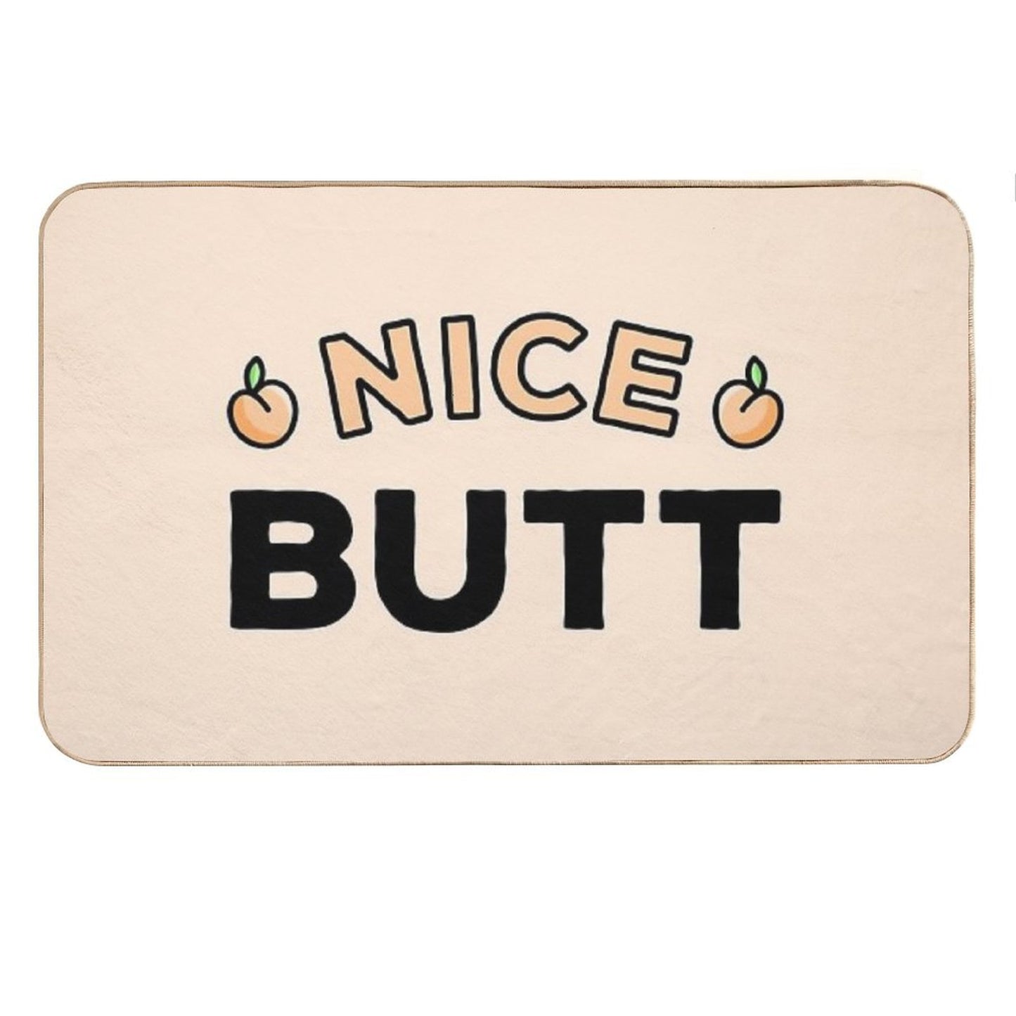 Nice Butt Peach Bath Mat