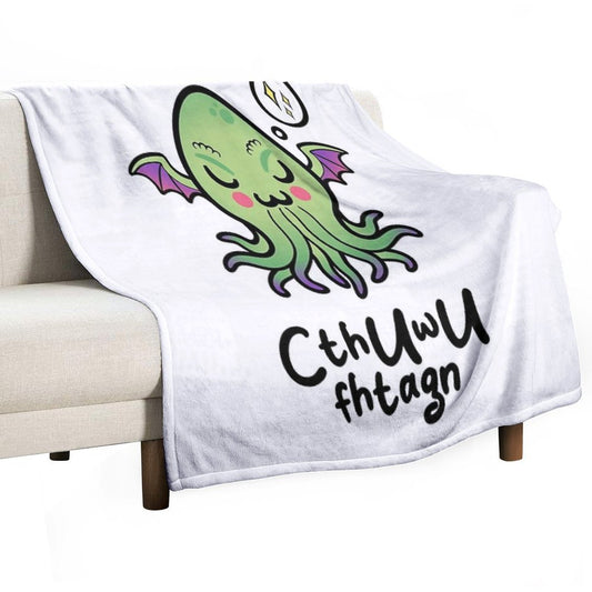 CthUwU Fhtagn Throw Blanket