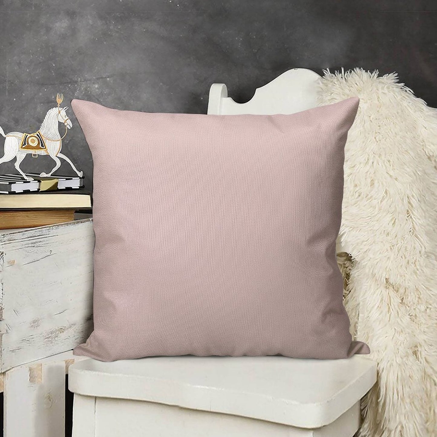BEAUTIFUL COLORS BLUSH PINK COTTON CANDY LIGHT PINK OVER 100 SHADES OF PINK AT OZCUSHIONS Linen Throw Pillow Cover