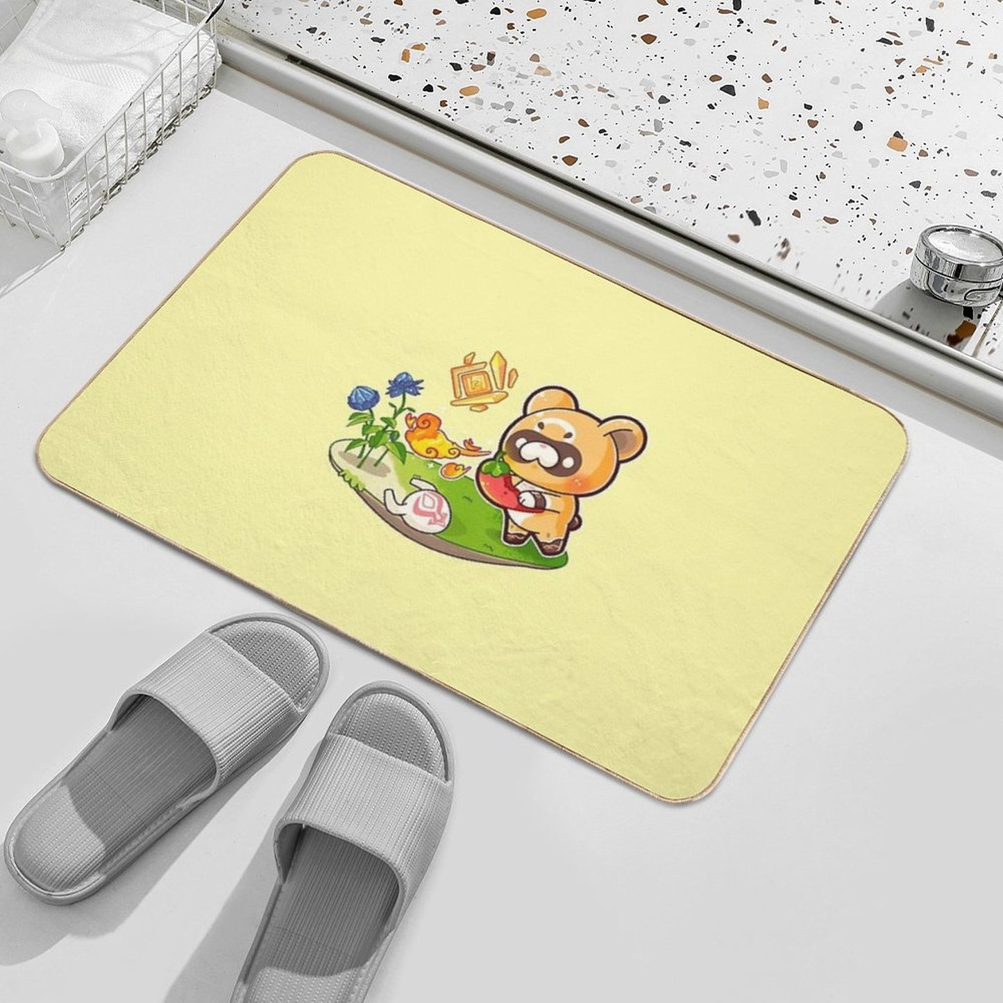 Guoba! - Genshin Impact Bath Mat