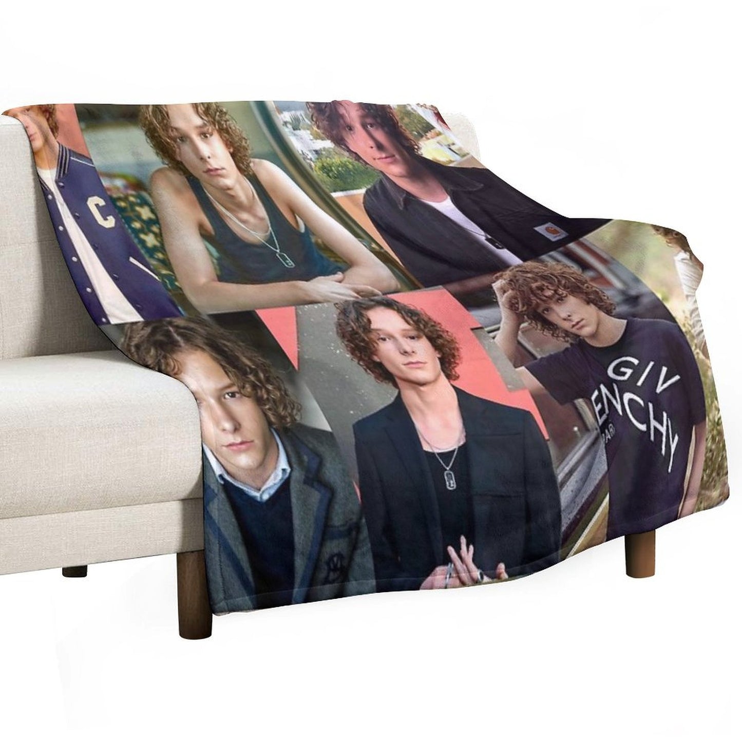 Mason Thames Collage Throw Blanket