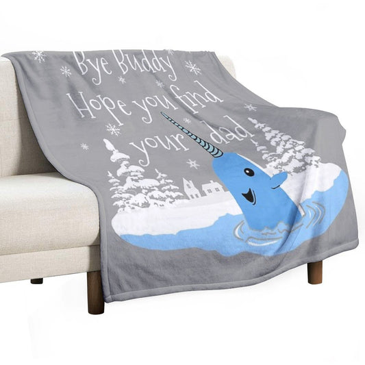 Bye Buddy Hope You Find Your Dad Throw Blanket