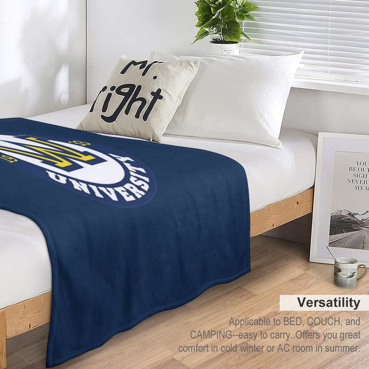 Wilkes University Throw Blanket