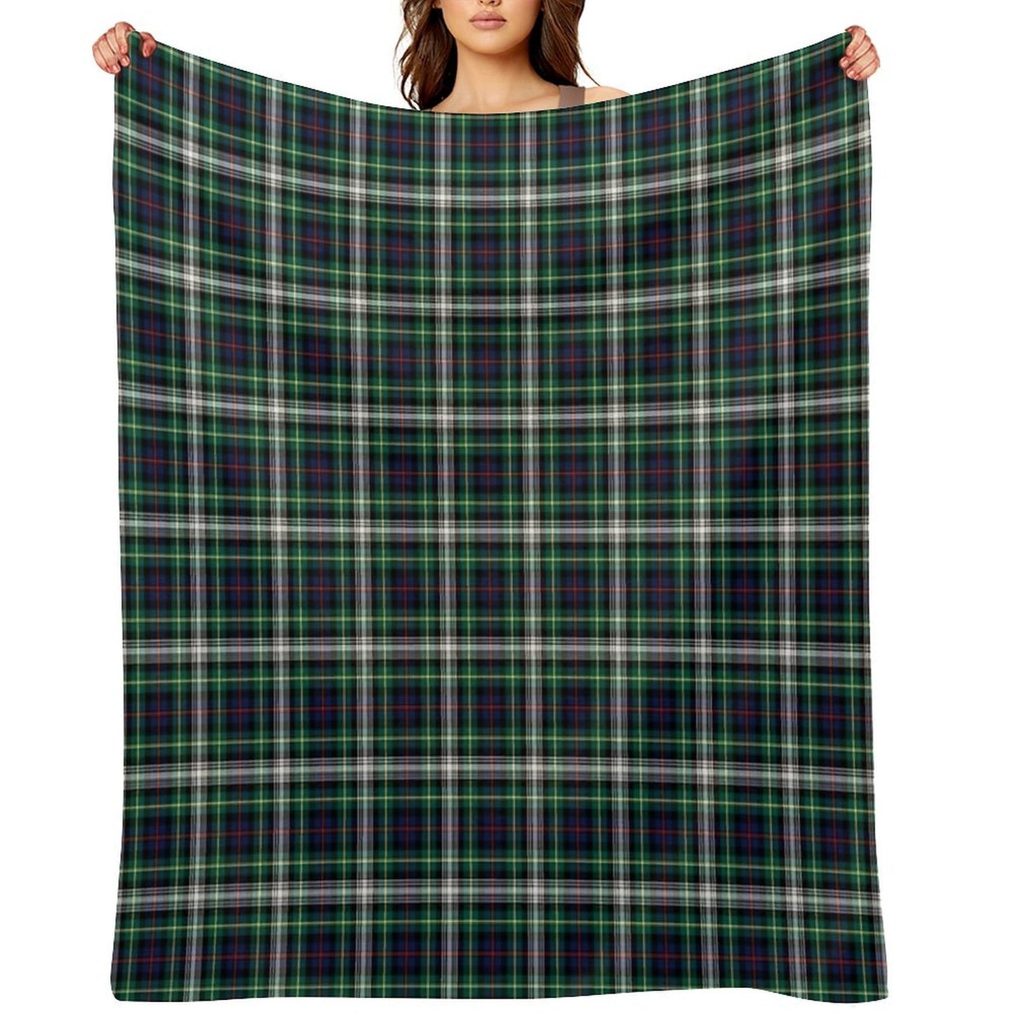 Clan Farquharson Dress Tartan Throw Blanket