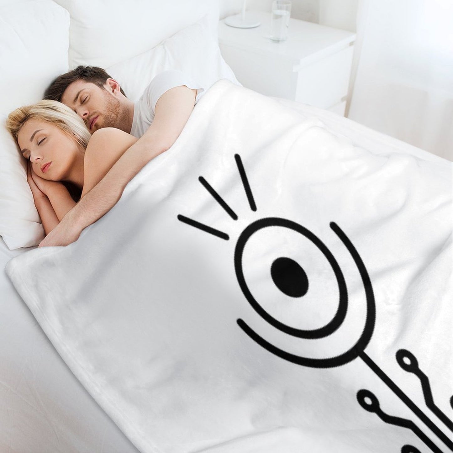 Totem of Still Ascent Throw Blanket