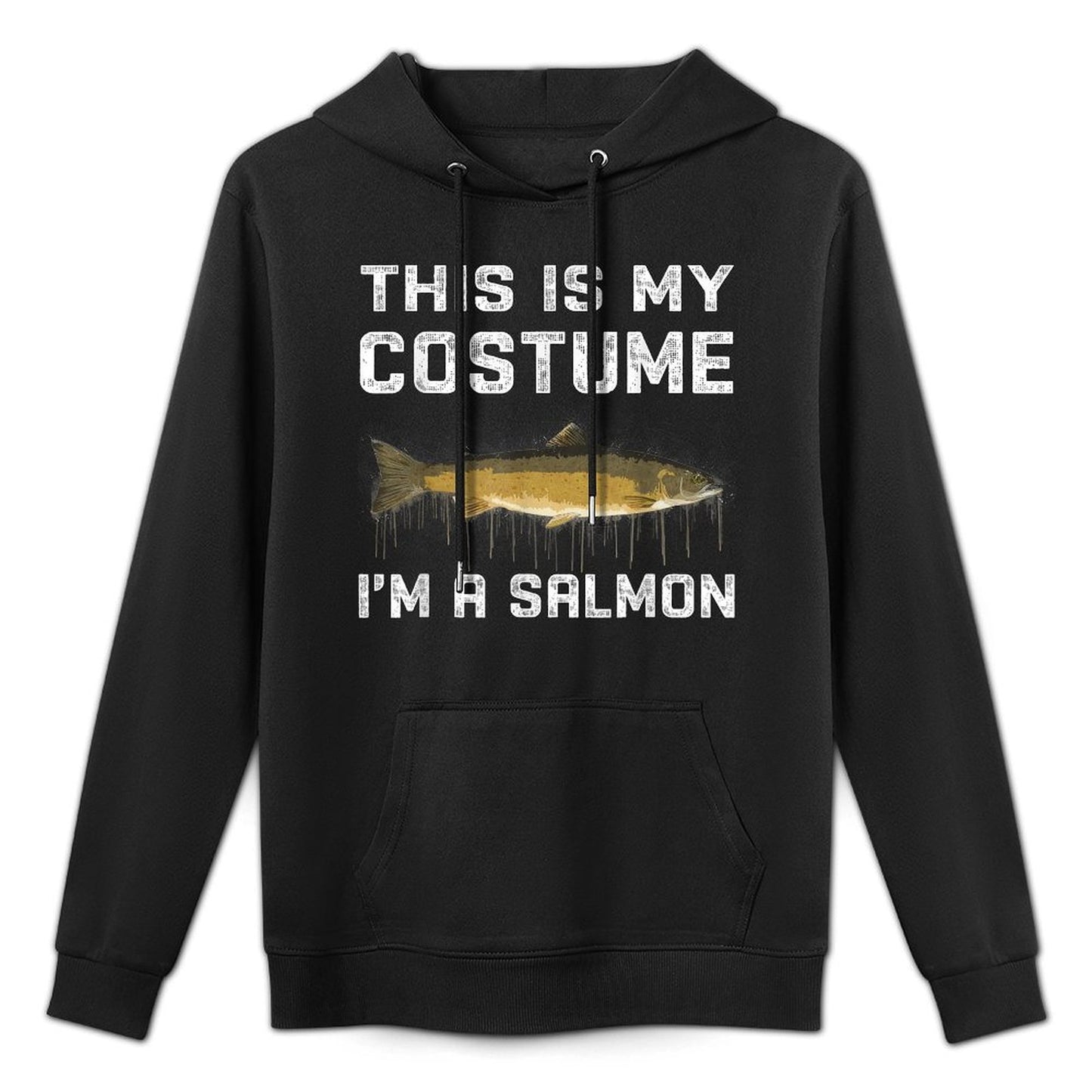 This Is My Costume Im A Salmon Halloween Costume Easy Care Hoodie