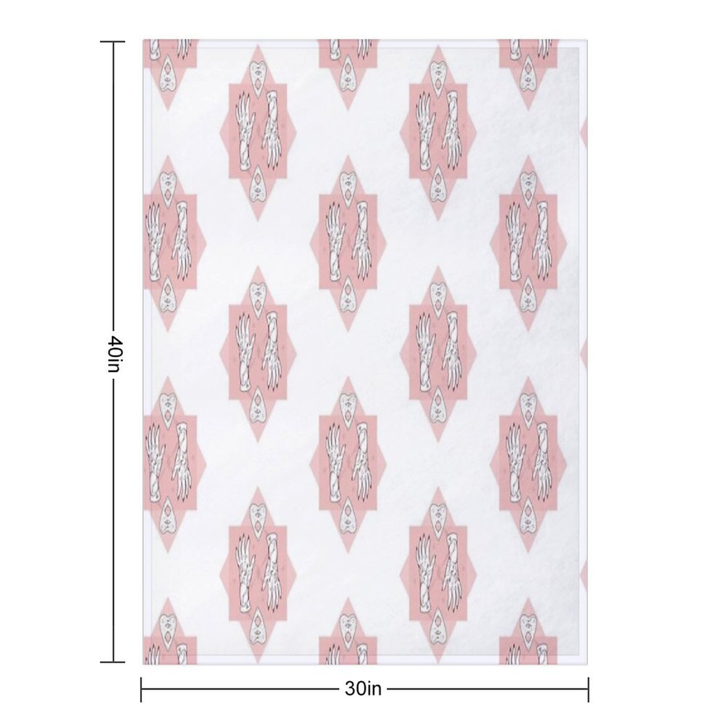 Ouija Hands Throw Blanket