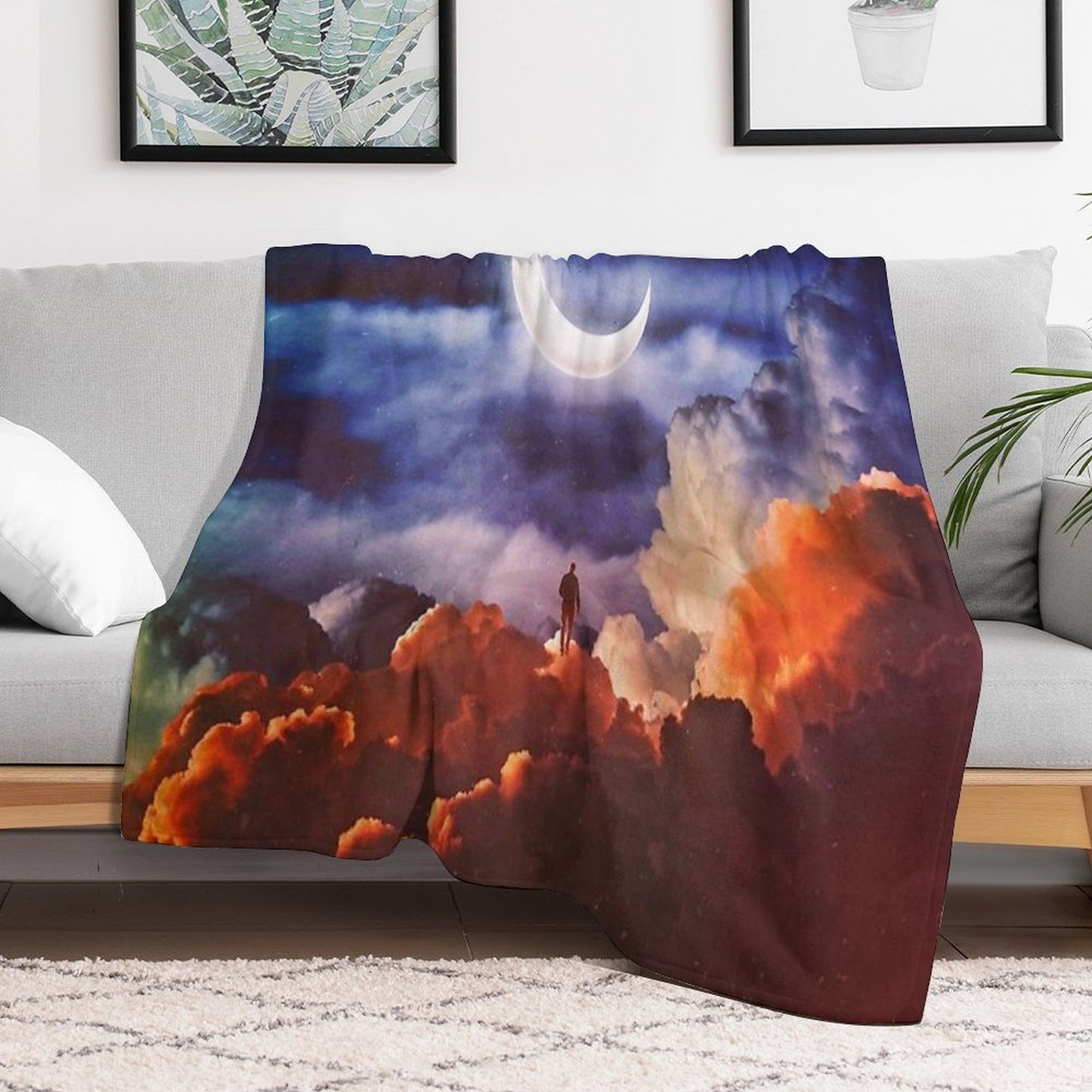 Waiting For The Day Throw Blanket