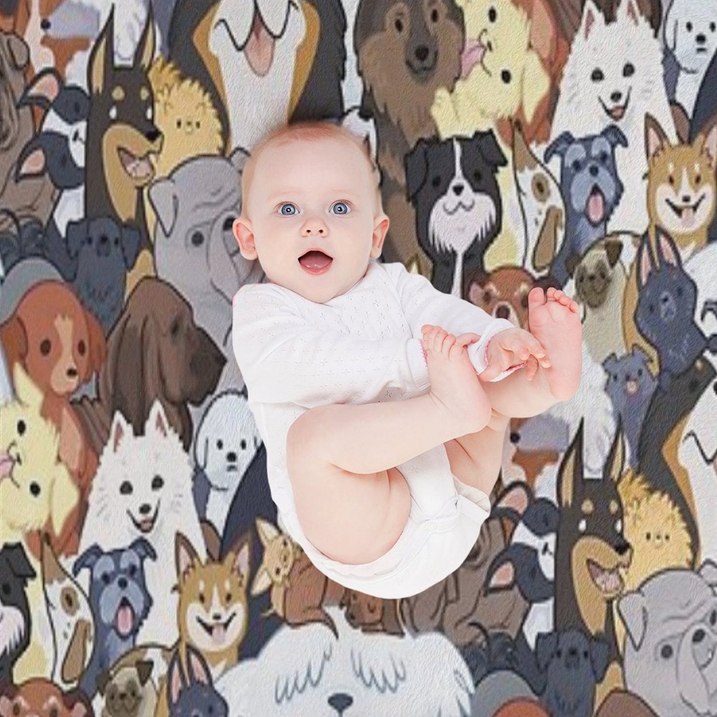 Pupper Party Throw Blanket