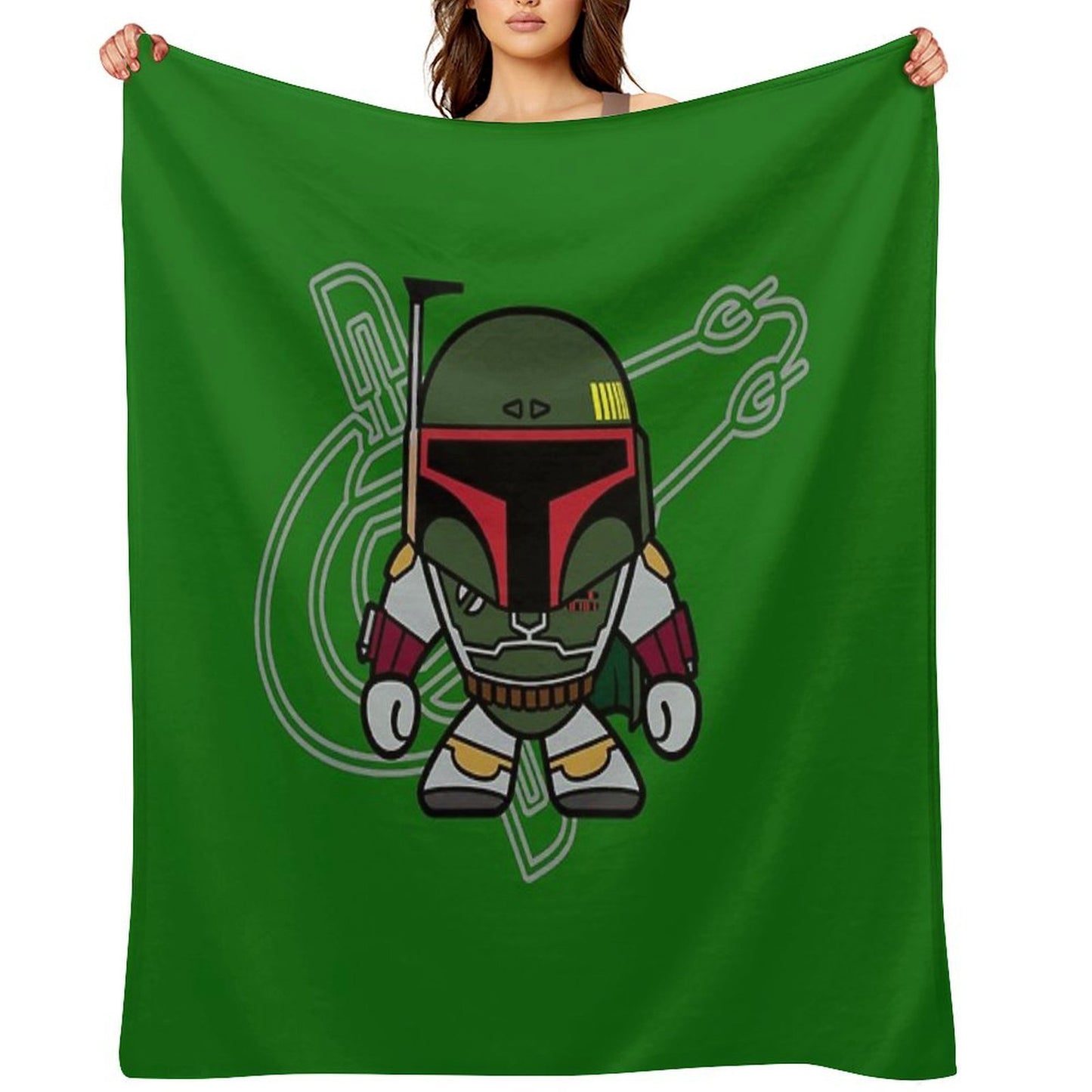 Boba Fett Throw Blanket