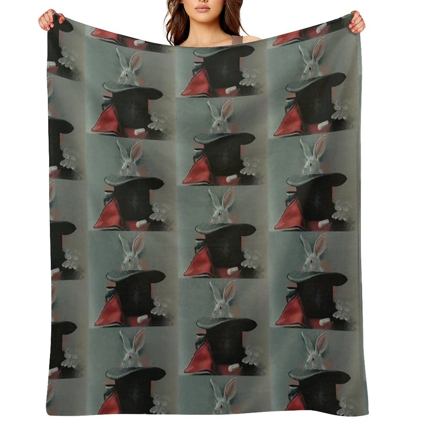 The Magician's Wares Throw Blanket
