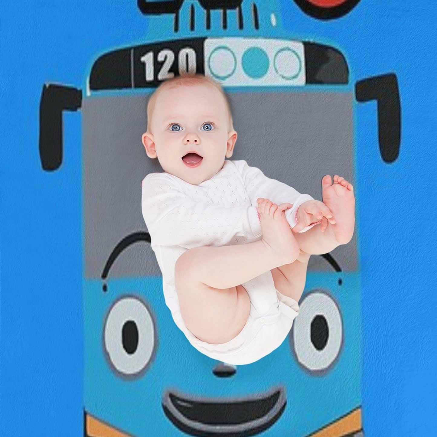 Tayo The City Bus Throw Blanket