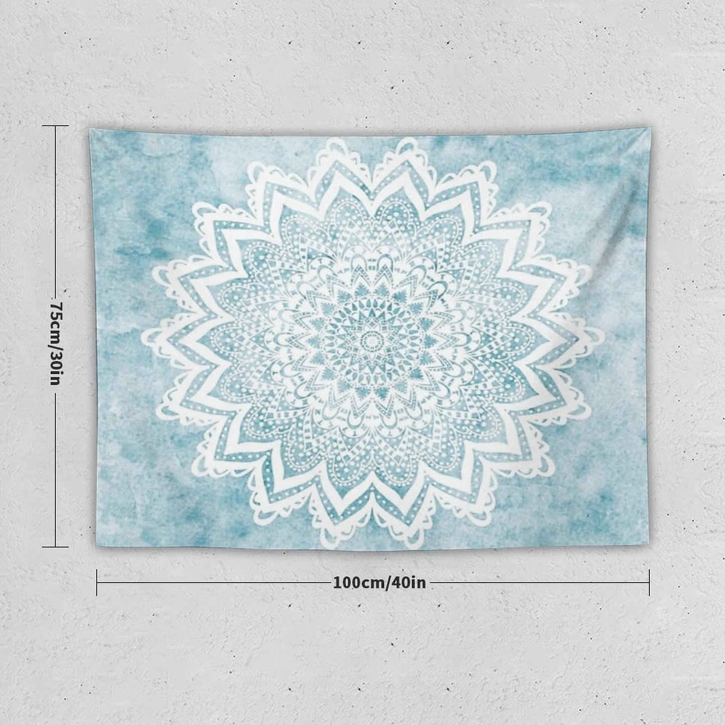 MANDALA SAVANAH LIGHT BLUE Tapestry