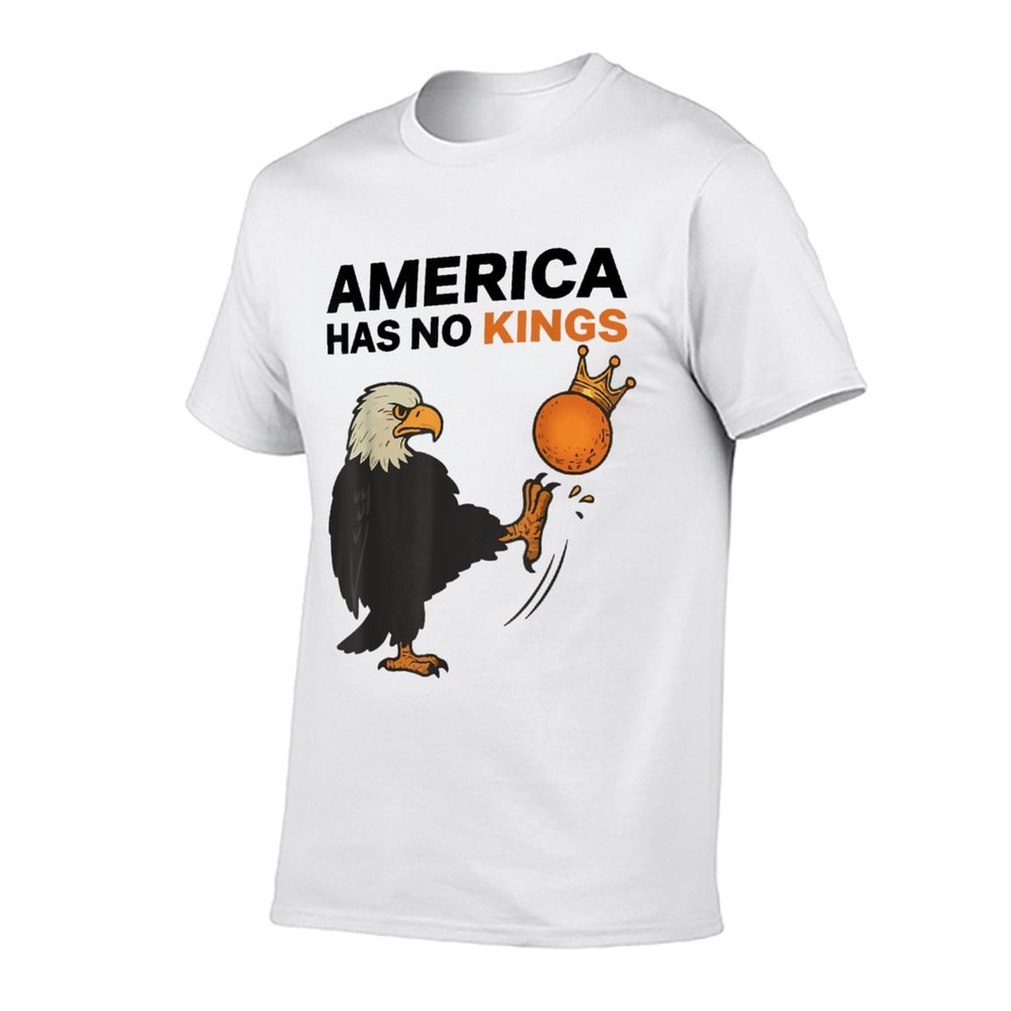 Nope, America Has No Kings Bald Eagle 4th Of July Resistance Lightweight T-Shirt