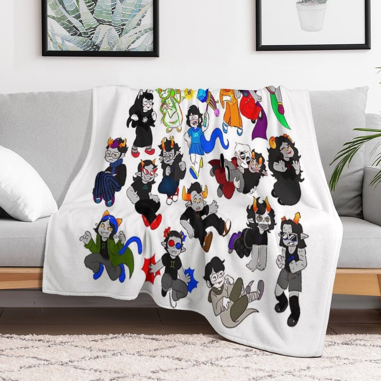 All The Character Throw Blanket