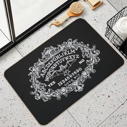 Bat Witch Board Bath Mat