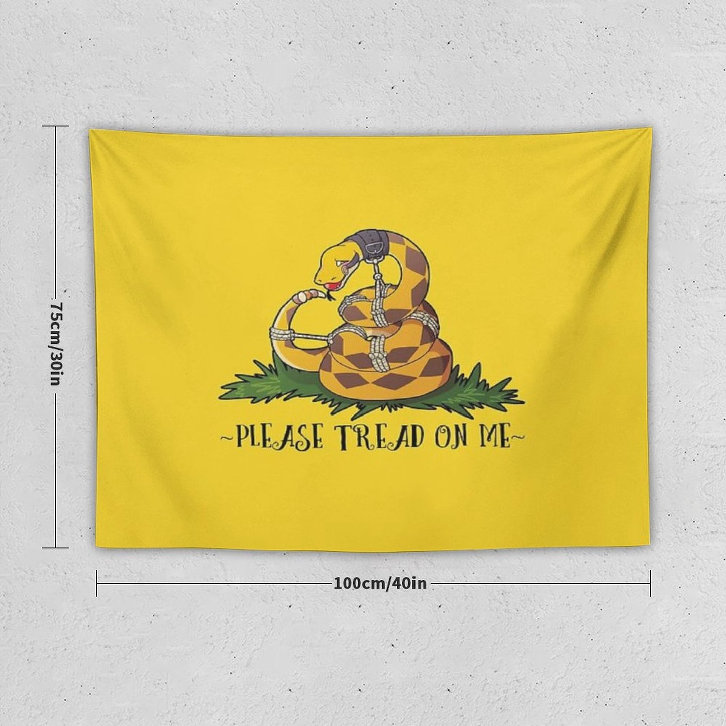 Please Tread On Me Tapestry