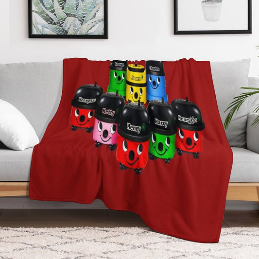 Henry Hoover And Friends Throw Blanket
