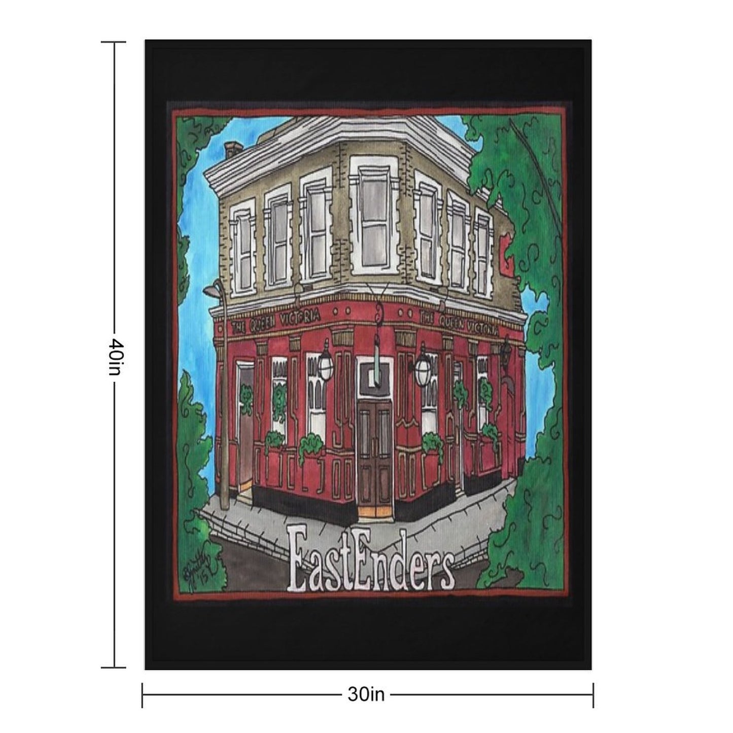 The Vic Throw Blanket