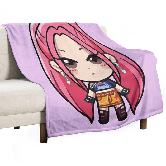 Mira Kpop Demon Hunters Throw Blanket