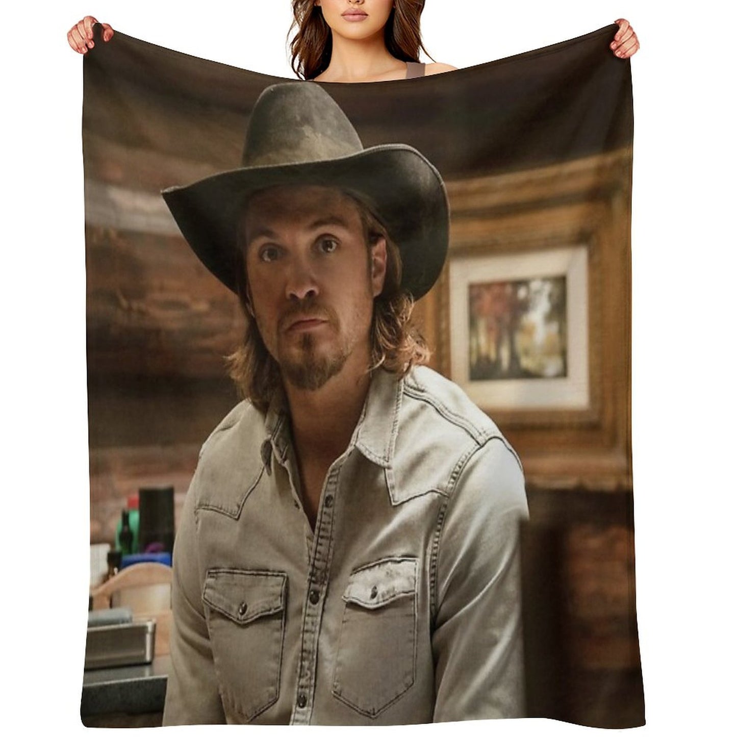 Kayce Dutton Throw Blanket