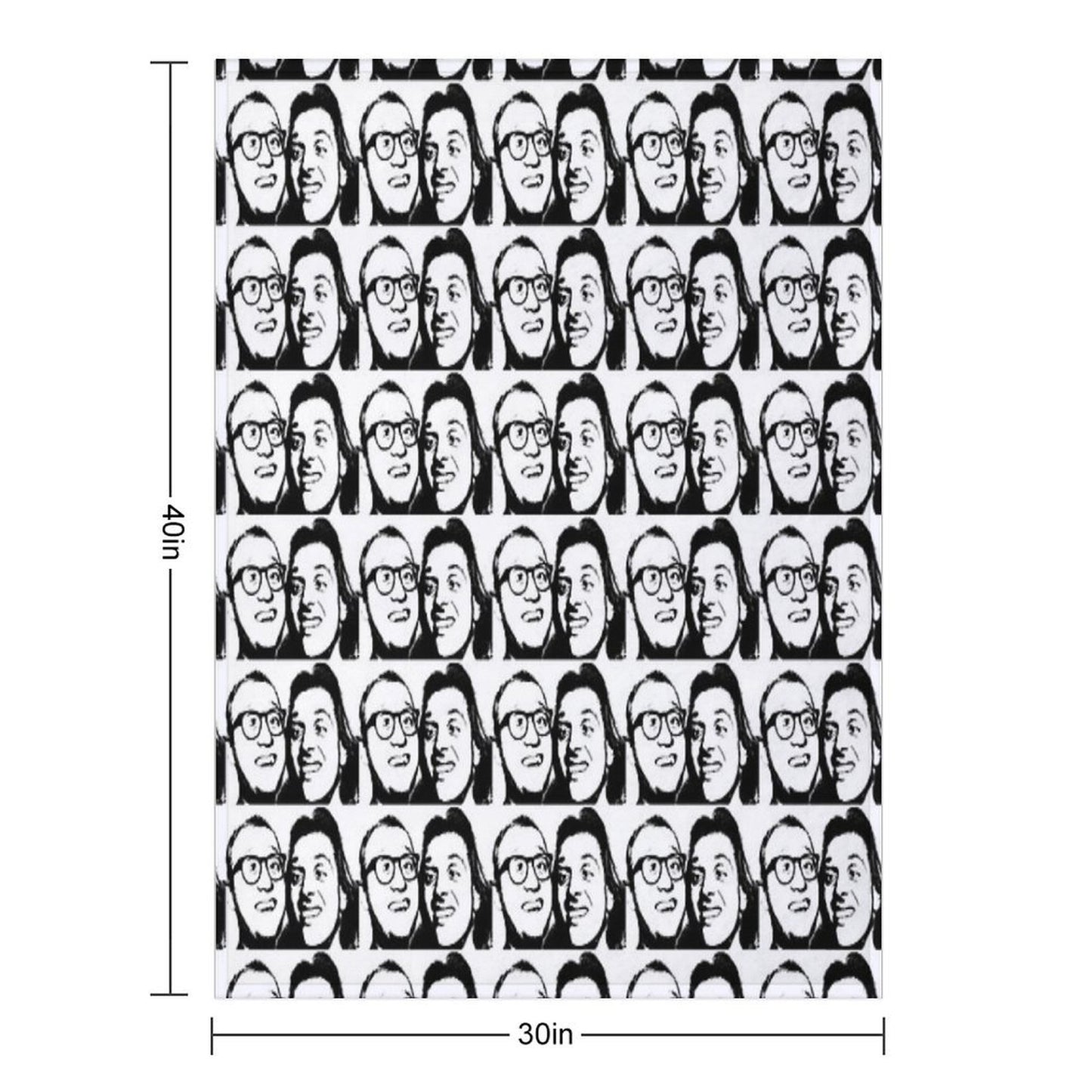 Rik Mayall And Ade Edmondson Throw Blanket