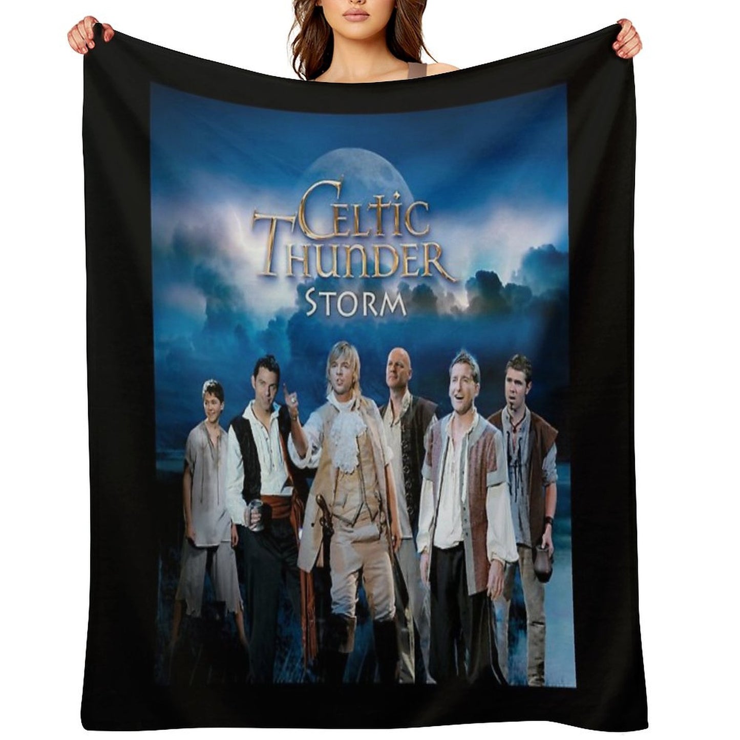 Celtic Thunder Storm Throw Blanket