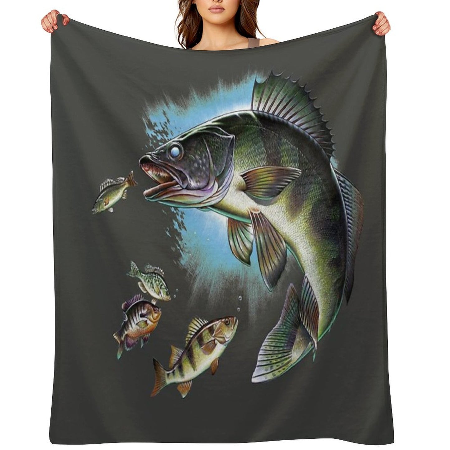 Walleye Throw Blanket