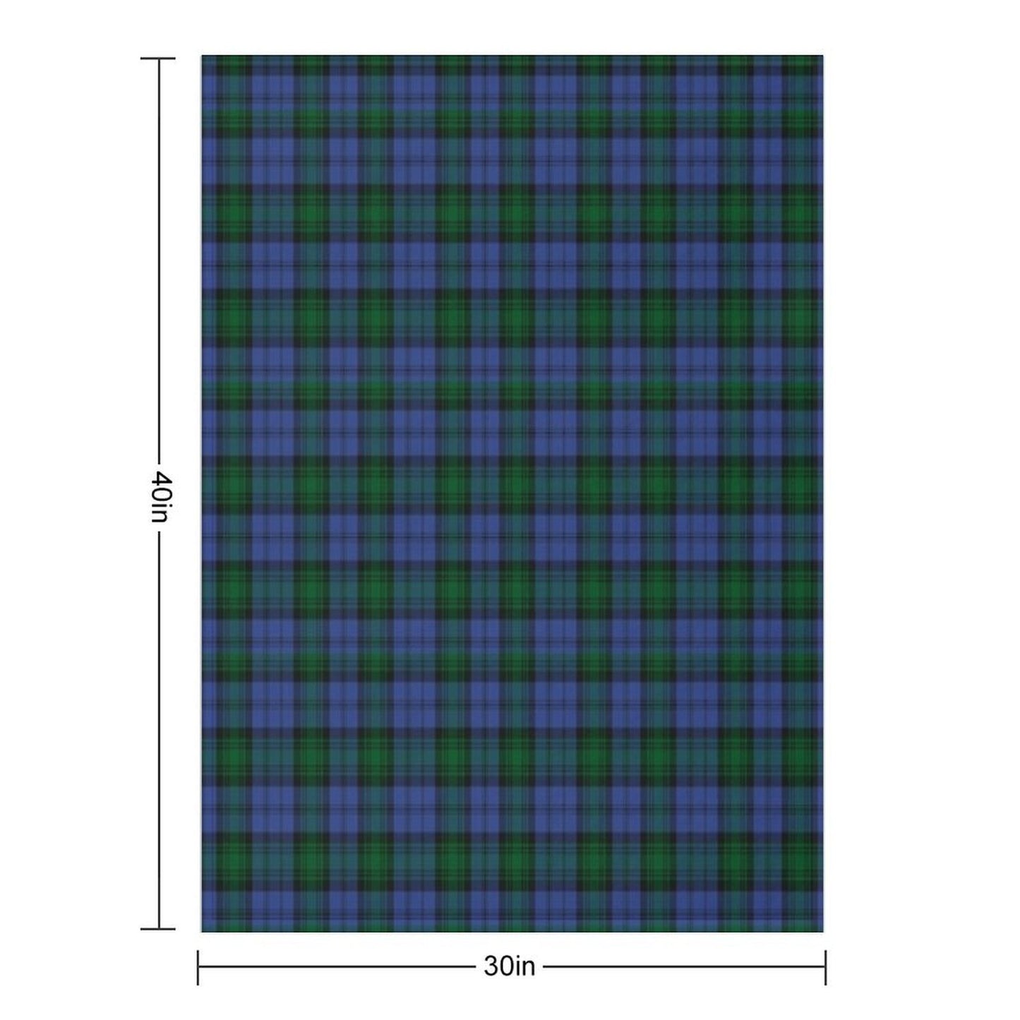 Kerr Clan Hunting Tartan Throw Blanket