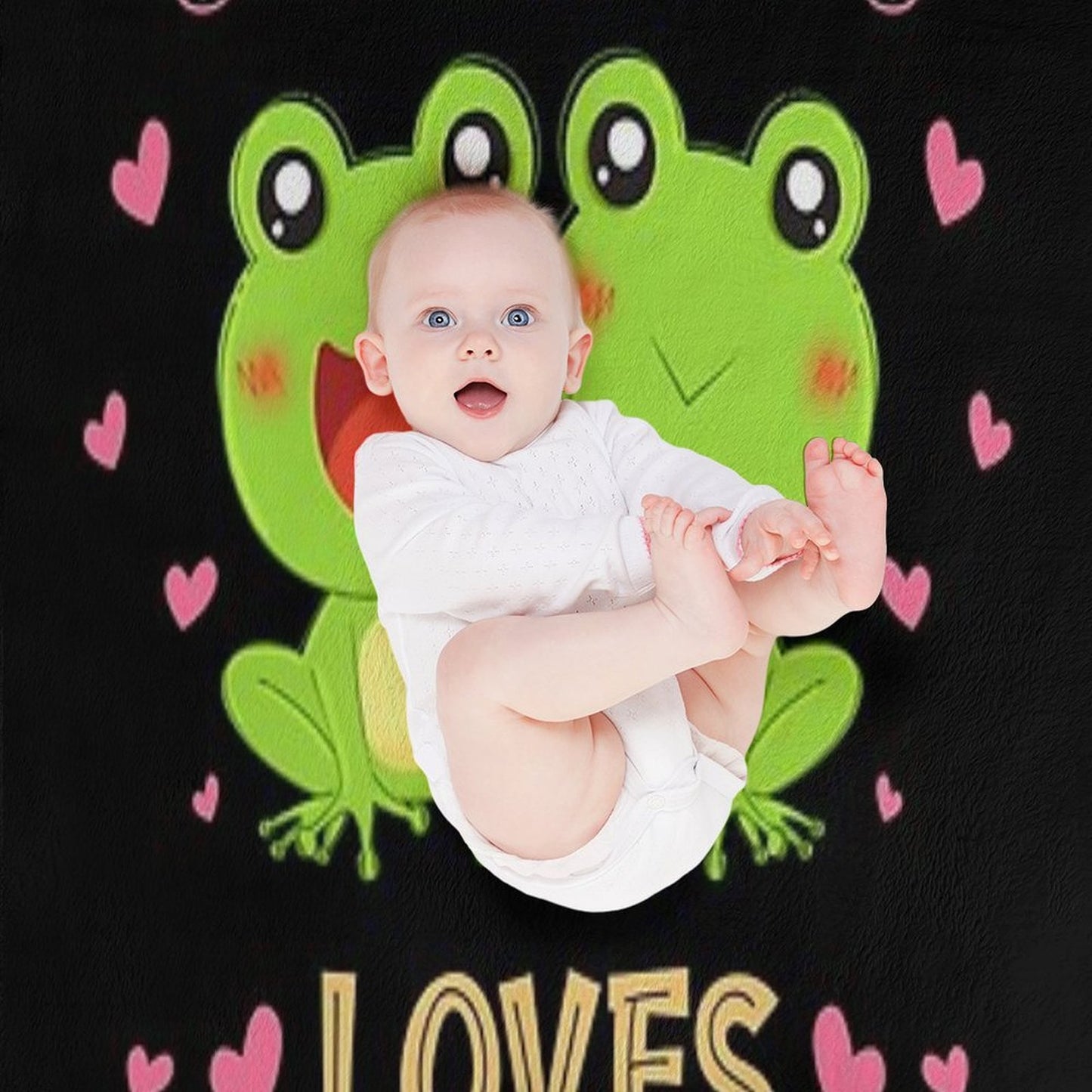 Just A Girl Who Loves Frogs Gift Throw Blanket