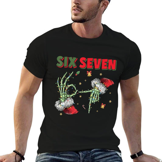 6 7 Funny Christmas Six Seven for Kids Women Men Girls Versatile T-Shirt