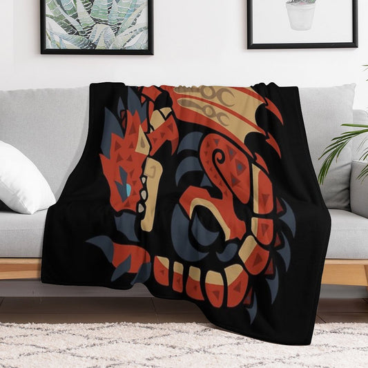 Rathalos - MHW Throw Blanket