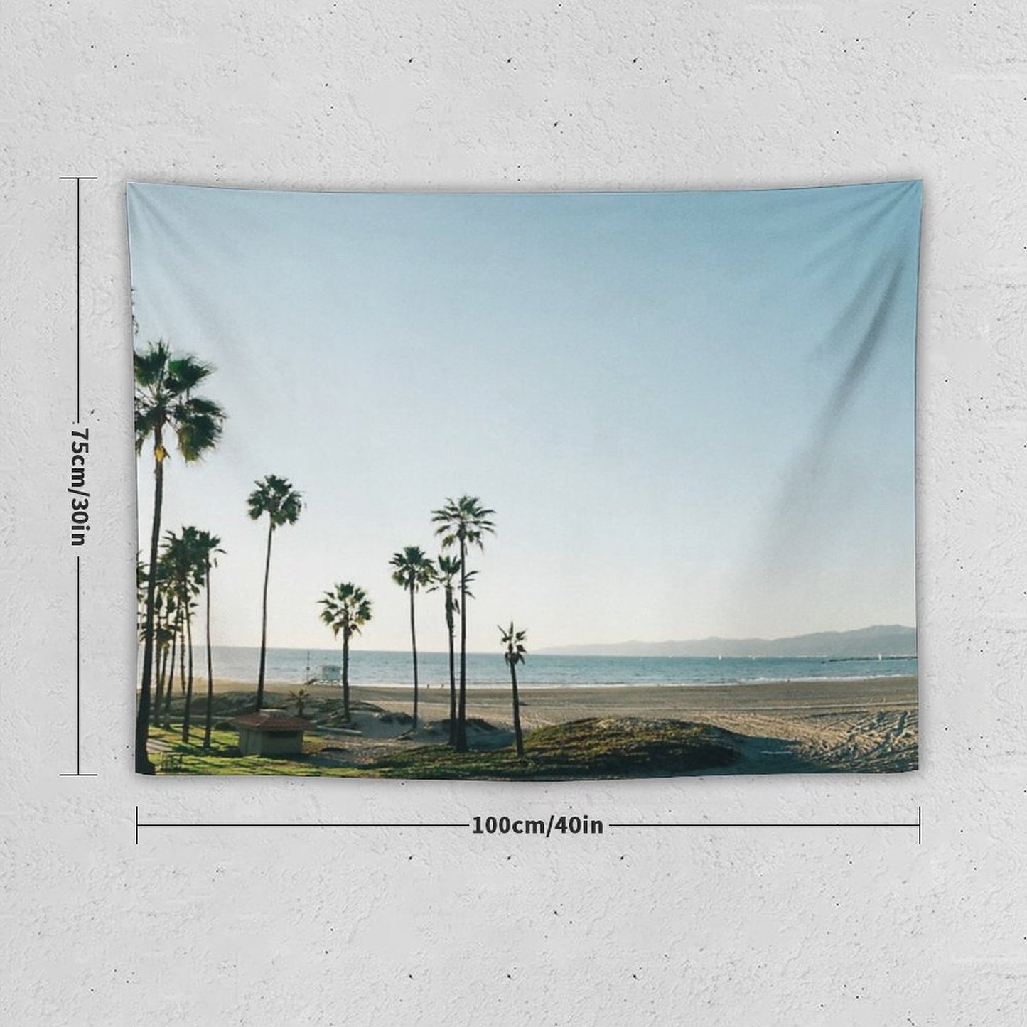 Southern California Palm Trees Tapestry