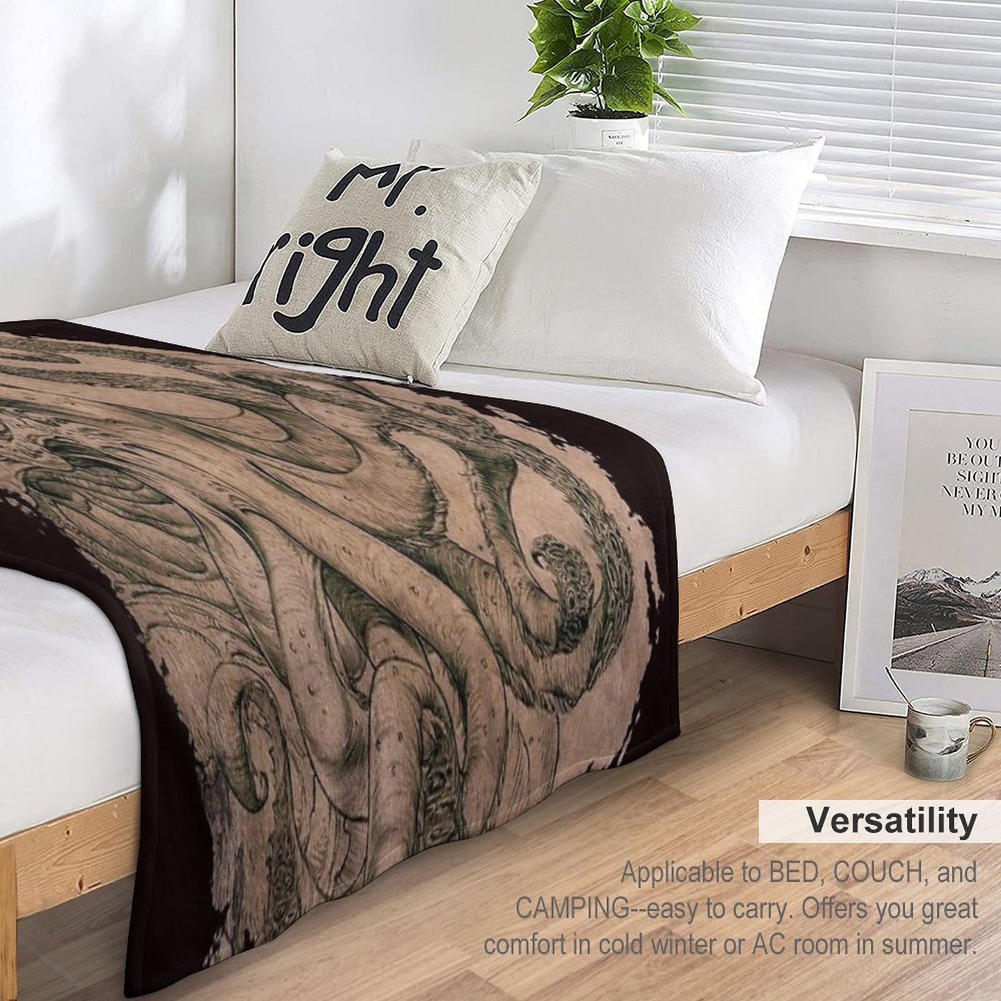 Cthulhu The Ancient Throw Blanket