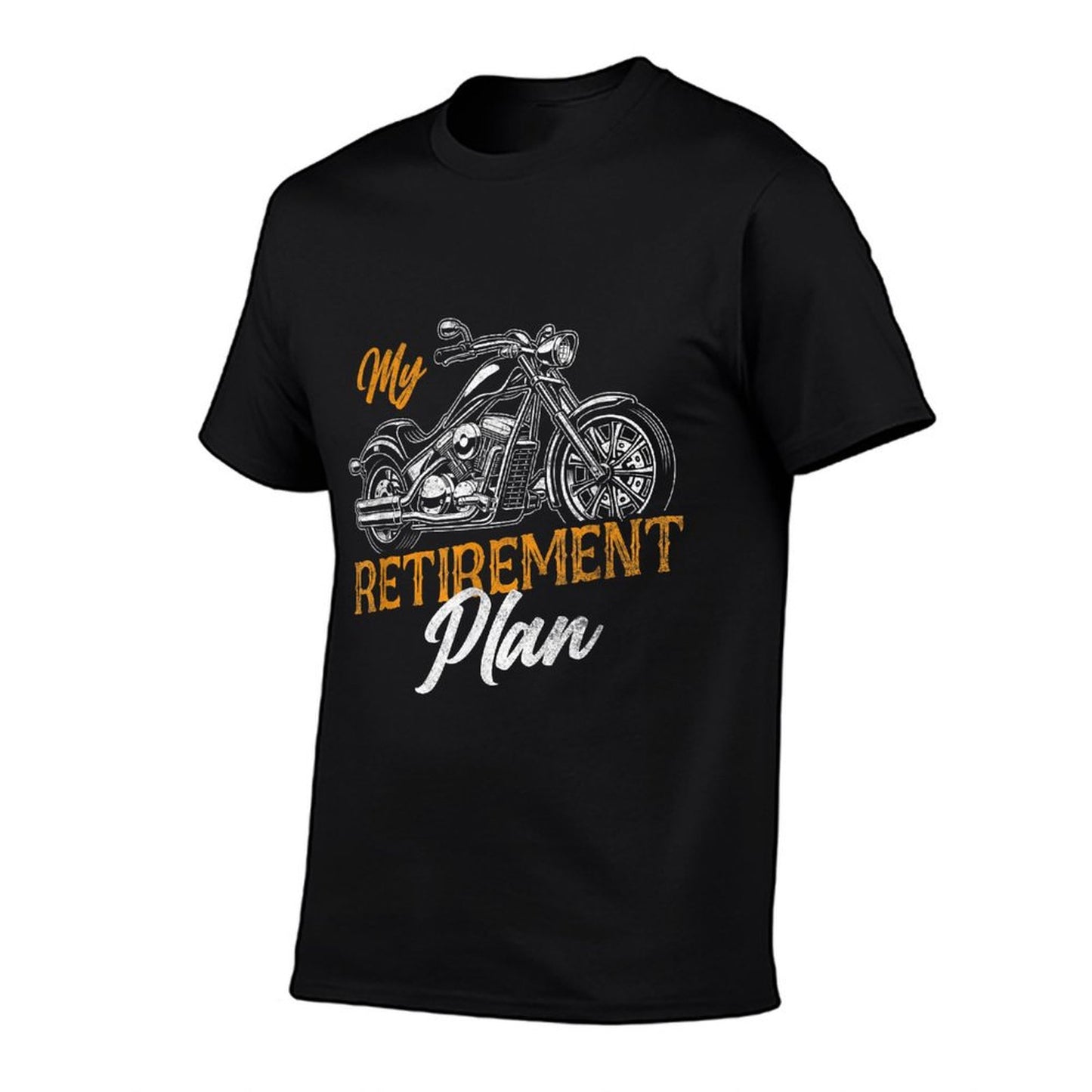 Classic Retired Motorcycle Biker My Retirement Plan Grandpa T-Shirt
