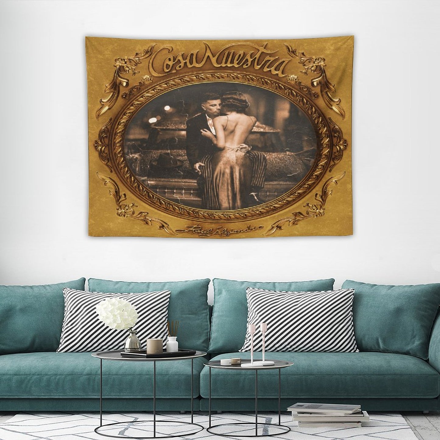 Rauw Alejandro - Cosa Nuestra (English Translation) Tapestry