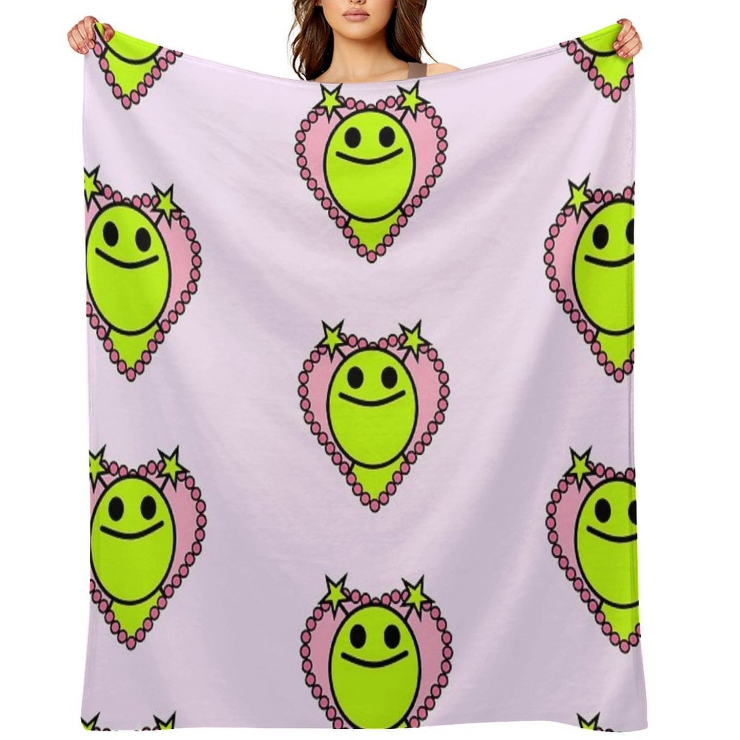 Dottie Green Alien Throw Blanket