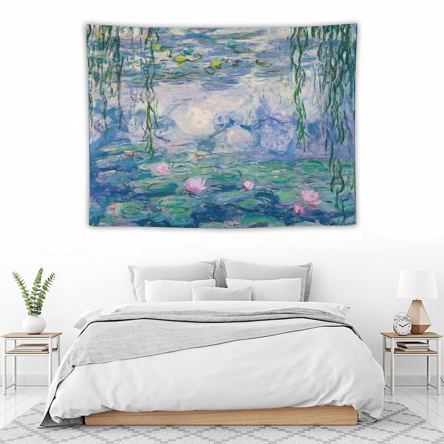 Water Lilies Claude Monet Fine Art Tapestry