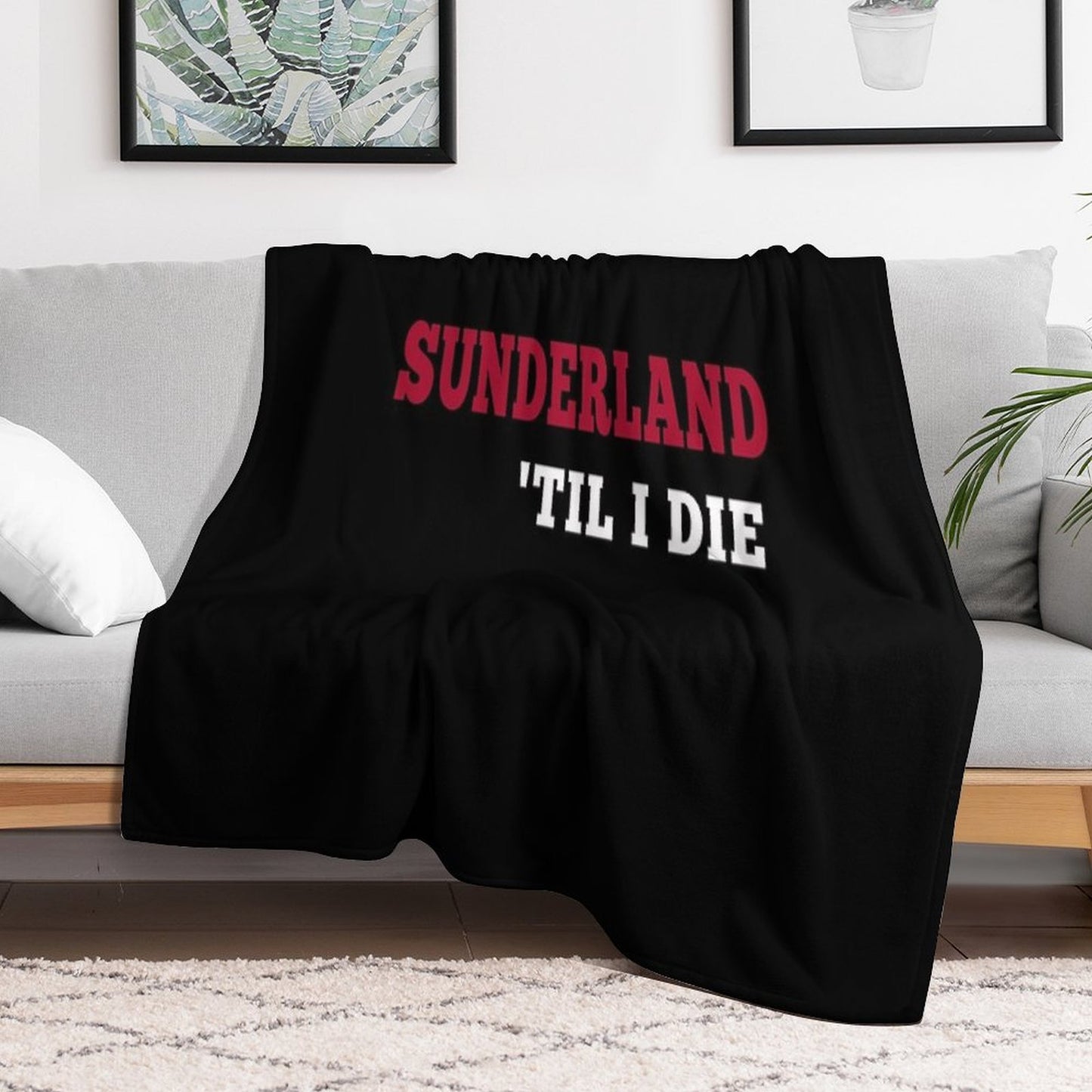 Sunderland Till I Die SAFC Fan Classic Throw Blanket