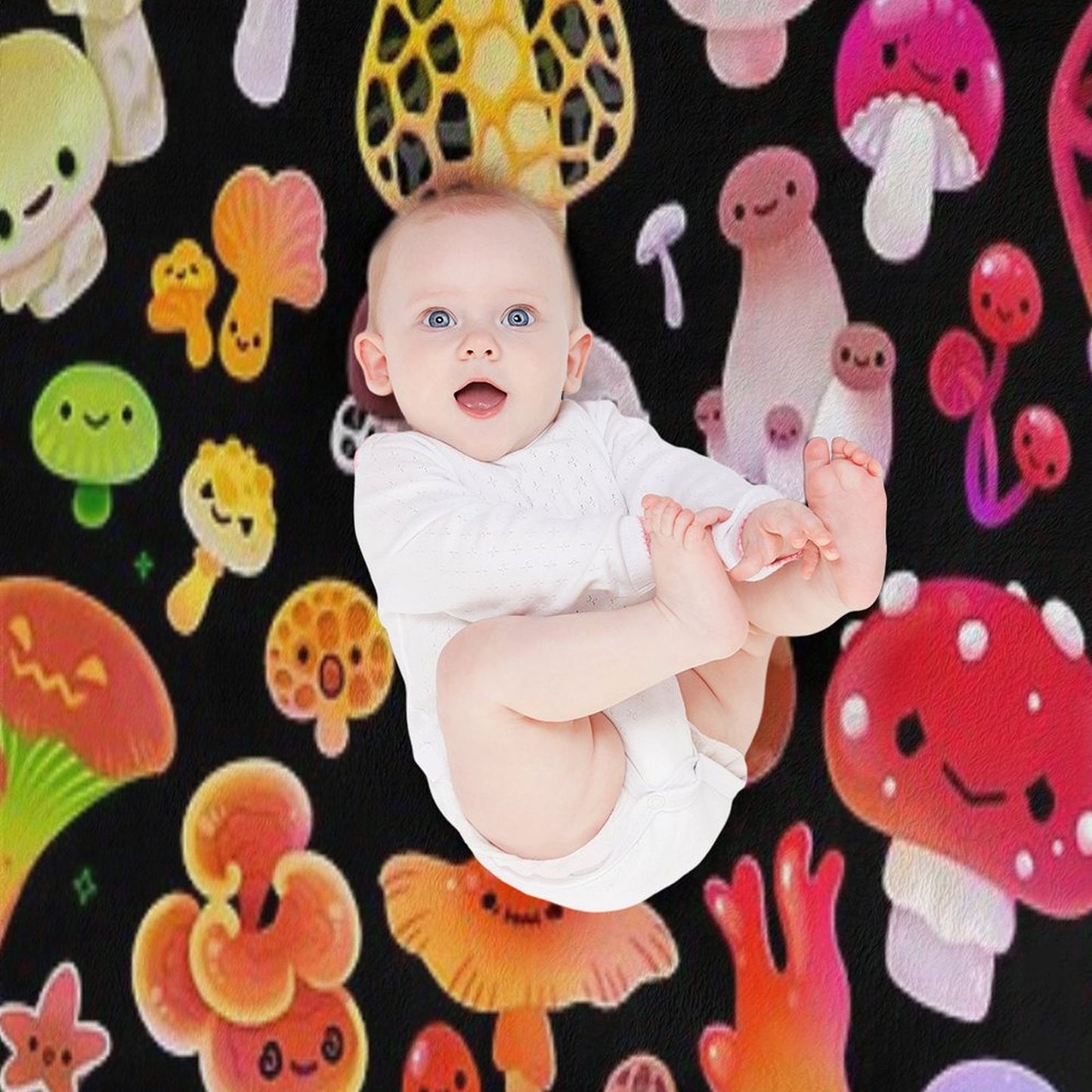 Mushroom Throw Blanket