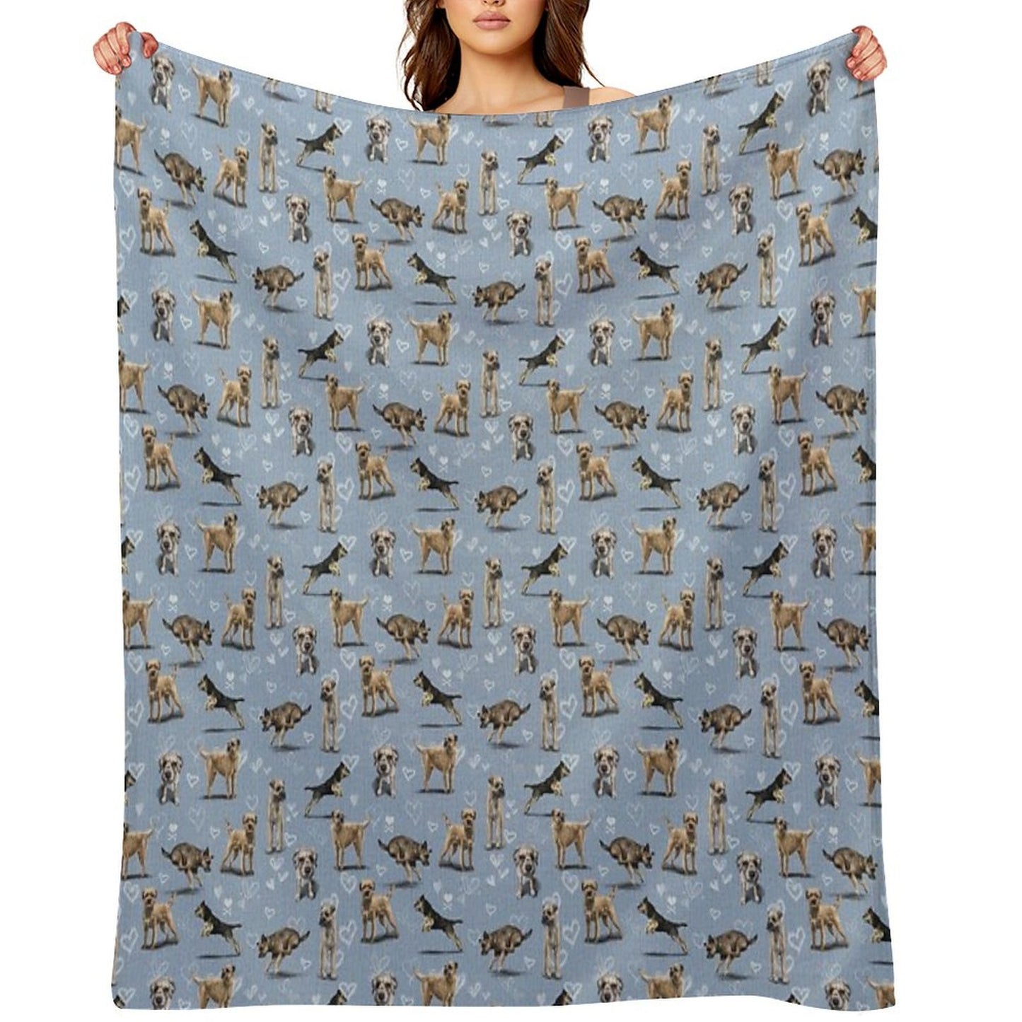 The Border Terrier Throw Blanket