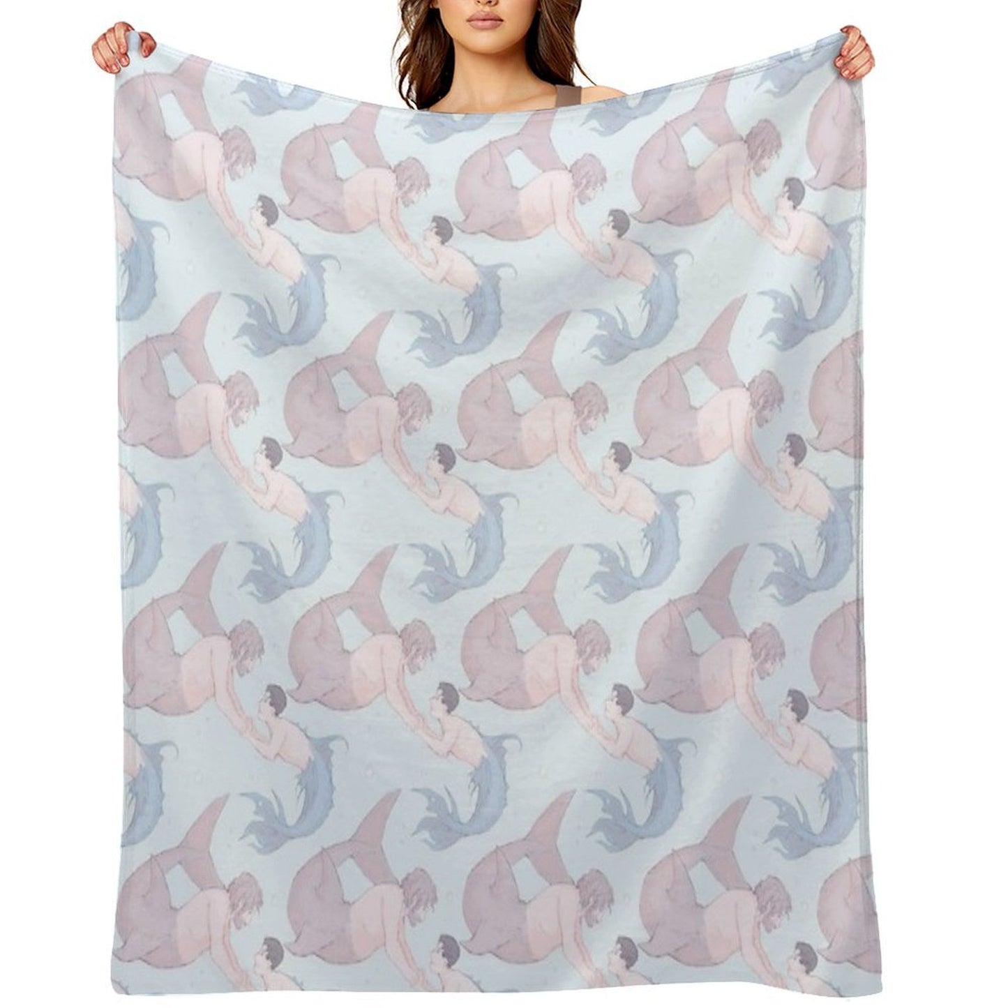 Hankcon Mermay Throw Blanket